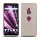 Custodia in pelle Sony Xperia XZ3 - Taupe innocent