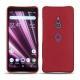 Coque cuir Sony Xperia XZ3 - Rouge passion