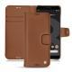 Google Pixel 3 leather case - Marron ( Nappa - Pantone 1615C ) 