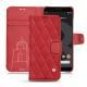 Capa em pele Google Pixel 3 - Rouge troupelenc - Couture