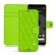Funda de piel Google Pixel 3 - Vert fluo - Couture