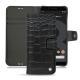 Custodia in pelle Google Pixel 3 - Crocodile nero