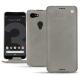 Housse cuir Google Pixel 3 - Acier vintage ( Pantone 403C ) 
