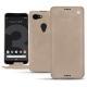 Housse cuir Google Pixel 3 - Taupe vintage ( Pantone 7530C ) 