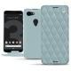Lederschutzhülle Google Pixel 3 - Bleu ciel - Couture ( Nappa - Pantone 277C ) 