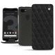 가죽 커버 Google Pixel 3 - Ebène - Couture ( Sleek P C12 - Black ) 