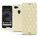Custodia in pelle Google Pixel 3 - Ivoire - Couture ( Sleek P C12 - White ) 