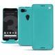 Custodia in pelle Google Pixel 3 - Bleu fluo