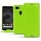 가죽 커버 Google Pixel 3 - Vert fluo