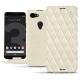 Housse cuir Google Pixel 3 - Blanc escumo - Couture
