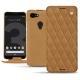 Housse cuir Google Pixel 3 - Castan esparciate - Couture