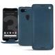 Custodia in pelle Google Pixel 3 - Blu mediterran
