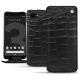Custodia in pelle Google Pixel 3 - Crocodile nero