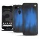 Capa em pele Google Pixel 3 - Bleu Patine