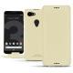 Housse cuir Google Pixel 3 - Beige PU