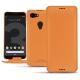 Google Pixel 3 leather case - Orange PU
