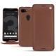 Housse cuir Google Pixel 3 - Marron délicat