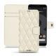 Funda de piel  Google Pixel 3 XL - Blanc - Couture ( Bologna - White ) 
