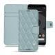 レザーケース  Google Pixel 3 XL - Bleu ciel - Couture ( Nappa - Pantone 277C ) 