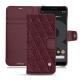  Google Pixel 3 XL leather case - Lie de vin - Couture ( Pantone 5115C ) 
