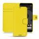  Google Pixel 3 XL leather case - Jaune fluo