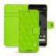  Google Pixel 3 XL leather case - Vert fluo - Couture