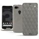 Funda de piel Google Pixel 3 XL - Acier vintage - Couture
