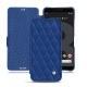 Google Pixel 3 XL leather case - Bleu océan - Couture ( Nappa - Pantone 293C ) 