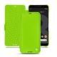Google Pixel 3 XL leather case - Vert fluo