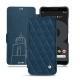 Google Pixel 3 XL leather case - Blu mediterran - Couture