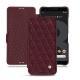 Capa em pele Google Pixel 3 - Lie de vin - Couture ( Pantone 5115C ) 
