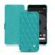 Capa em pele Google Pixel 3 - Bleu fluo - Couture