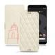 Lederschutzhülle Google Pixel 3 - Blanc escumo - Couture