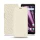 Housse cuir Sony Xperia XZ3 - Blanc ( Nappa - White ) 