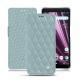 Sony Xperia XZ3 leather case - Bleu ciel - Couture ( Nappa - Pantone 277C ) 