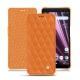 Custodia in pelle Sony Xperia XZ3 - Orange - Couture ( Nappa - Pantone 1495U ) 