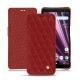 Custodia in pelle Sony Xperia XZ3 - Tomate - Couture ( Pantone 187C ) 