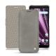 Housse cuir Sony Xperia XZ3 - Acier vintage ( Pantone 403C ) 