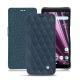 Housse cuir Sony Xperia XZ3 - Jean vintage - Couture