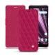 Housse cuir Sony Xperia XZ3 - Rose fluo - Couture