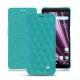 Capa em pele Sony Xperia XZ3 - Bleu fluo - Couture
