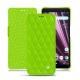 Sony Xperia XZ3 leather case - Vert fluo - Couture