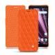 Capa em pele Sony Xperia XZ3 - Orange fluo - Couture