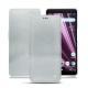 Housse cuir Sony Xperia XZ3 - Platinium ( Pantone 877C ) 