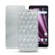 Capa em pele Sony Xperia XZ3 - Platinium - Couture