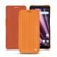 硬质真皮保护套 Sony Xperia XZ3 - Abaca arancio