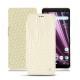 Sony Xperia XZ3 leather case - Crocodile milk