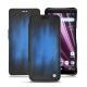 Housse cuir Sony Xperia XZ3 - Bleu Patine