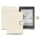 レザーケース Amazon Kindle Paperwhite (2018) - Blanc (  Nappa - White ) 