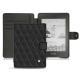レザーケース Amazon Kindle Paperwhite (2018) - Noir - Couture ( Nappa - Black ) 